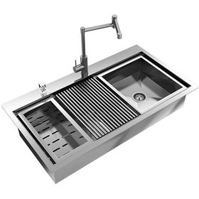 تصویر سینک توکار باکسی کن مدل BCN 90 Built-in sink model BCN 90