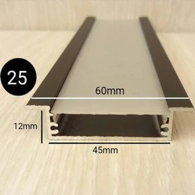 تصویر قاب لاین نوری کناف کد ۲۵ رویه ۶۰ میل ارتفاع ۱۲ میل 