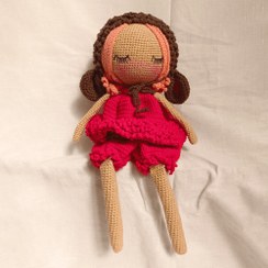 تصویر عروسک دست باف دختر ببعی دوست داشتنی 