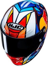 تصویر کلاه کاسکت ایمنی موتورسیکلت اچ جی سی چند رنگ 