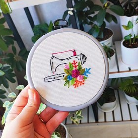 تصویر دیوارکوب چرخ خیاطی 