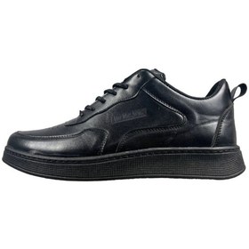 تصویر کفش روزمره مردانه مدل نوبل رنگ مشکی - 4 Men's casual shoes, Noble model, black color
