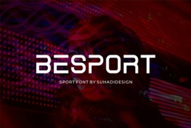 تصویر Besport – فونت لوگوی ورزشی 