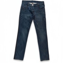 تصویر شلوار لی زنانه سنگ شور آبی 