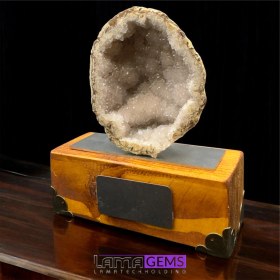 تصویر تندیس سنگ راف ژئود سیترین خراسان 