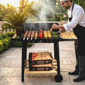 تصویر منقل روزینکس مدل باربیکیو به همراه کیف 