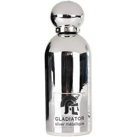 تصویر عطر مردانه گلادیاتور Gladiator مدل Silver Metallique حجم 100 میلی لیتر 