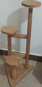 تصویر استند گل مدل سه طبقه چوب روس (خرید از تولیدکننده) russian three-story model wooden stand