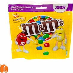 تصویر شکلات دراژه ام اند امز m&m's با مغز بادام زمینی 360 گرم 