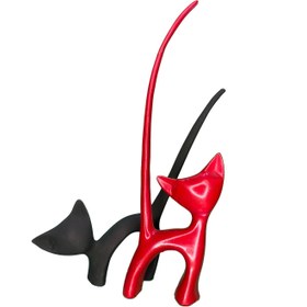 تصویر مجسمه گربه دم دراز 