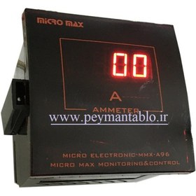 تصویر آمپر متر مستقیم AC دیجیتال 30 آمپری Micro Max Electronic 