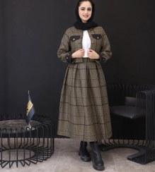 تصویر کت و دامن زنانه نیلوفر کد 99550 