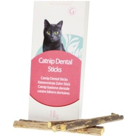 تصویر عصاره دندان‌پزشکی گربه‌ای ۵ عددی / ۱۰ گرم برند bioline Catnip Dental Sticks 5Pcs/10g