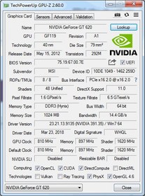 تصویر گرافیک Nvidia Geforce GT 620 1GB DDR3 