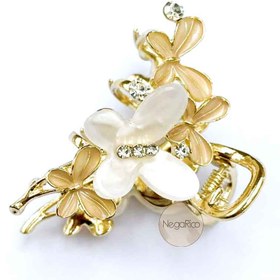 تصویر کلیپس فلزی زایا طرح گل 