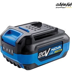 تصویر اره افقی بر شارژی نووا مدل 7741 ظرفیت ۲۰ ولت براشلس 