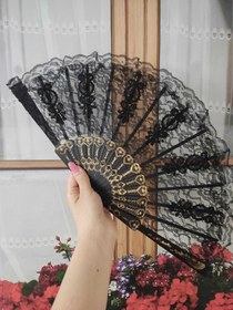 تصویر بادبزن عروس کد ۳۲۲ 