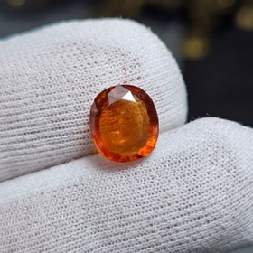 تصویر نگین سنگ طبیعی گارنت معدنی کد 36880 