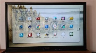 تصویر مانیتور لمسی 65 اینج XVISON 