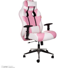 تصویر صندلی گیمینگ کاد مدل دخترانه 