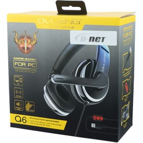 تصویر هدفون گیمینگ با سیم اولنگ مدل Q6 Ovleng Q6 Wired Gaming Headphones