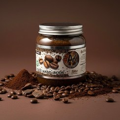 تصویر شوگر اسکراب برندAK رایحه قهوه ١١٠٠ گرمی Sugar scrub AK