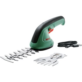 تصویر قیچی شارژی بوش آلمان چمن و درختچه EasyShear 