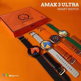 تصویر ساعت هوشمند AMAX 3 ULTRA - تیتانیومی دو بند / 7 روز تست و تعویض AMAX 3 ULTRA