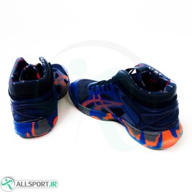 تصویر کتانی والیبال اسیکس متارایز Asics Metarise Blue Orange 