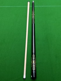 تصویر چوب بیلیارد ۲ تکه دسته چرمی 