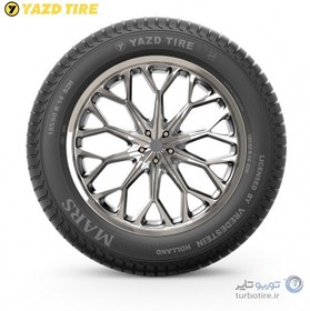 تصویر لاستیک یزدتایر 185/60R14 گل MARS مارس ( تاریخ تولید 2024 ) yazd tire 185/60R14 Mars