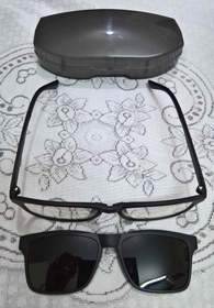 تصویر عینک کلیپس دار، اصل ، ( آهنربایی)،عینک طبی،آفتابی (دو منظوره) استاندارد (UV400 ) 