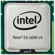 تصویر پردازنده سرور اینتل Xeon E5-2699 v4 استوک Intel Xeon E5-2699 v4 Server Processor Used