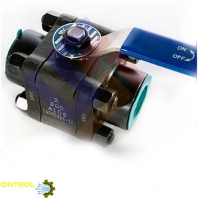 تصویر شیر توپی (Ball Valve) کلاس 800 برند (LVF) 1 اینچ 