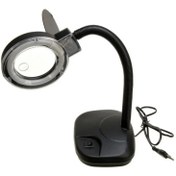 تصویر ذره بین و چراغ رومیزی یاکسون Yaxun YX-130 Yaxun YX-130 Desktop magnifying and LED lights