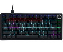 تصویر کیبورد گیمینگ آئولا مدل F75 با سوییچ قرمز باسیم 