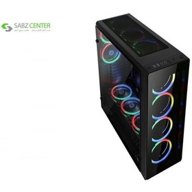 تصویر کیس کامپیوتر مسترتک مدل تی 500 گیمینگ T500 Gaming Computer Case