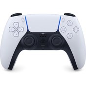 تصویر دسته PS5 سفید مدل DualSense White White DualSense Controller