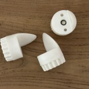 تصویر پایه تخم مرغی یک طرفه در دو رنگ سفید و مشکی 