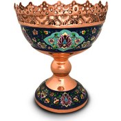 تصویر آجیل خوری مس و پرداز 16 سانت 