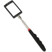 تصویر آینه بازرسی مستطیل با LED ال ای دی ۴۵×۶۴ میلی‌متر طول ۸۰ سانت ال کا تولز LK کد:Z0008 