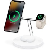 تصویر شارژر بی سیم بلکین BoostCharge Pro ا Belkin BoostCharge Pro 3-in-1 with MagSafe Wireless Charger Belkin BoostCharge Pro 3-in-1 with MagSafe Wireless Charger