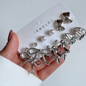 تصویر پک گوشواره 6 جفتی اقتصادی Pg37 