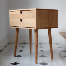 تصویر پاتختی چوبی ژرفا 