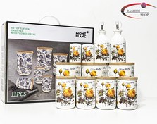 تصویر سرویس پاسماوری چینی ۱۲ پارچه MONT BLANK وارداتی کد ۱۱ 