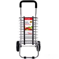 تصویر چرخ خرید استیل تاشوی PERFECTHOME 