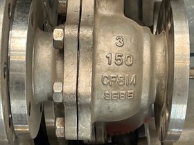 تصویر شیر توپی 3 اینچ دو تیکه ریس فیس کلاس 150 SEAT CF8M STEM CF8M BALL CF8M BODY CF8M/S689 BALL VALVE 3" #150 BODY CF8M/S689 BALL CF8M STEM CF8M SEAT CF8M