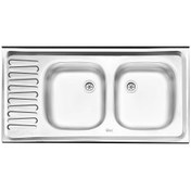 تصویر سینک ظرفشویی توکار ایلیا استیل مدل 222 Ilya Steel built-in sink 222