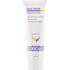 تصویر کرم نرم کننده دست با اثر Oligen Hand Cream Wrinkle Reducer 100ml