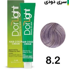 تصویر رنگ موی دورلایت بلوند دودی روشن سری دودی شماره 8.2 Dorlight 